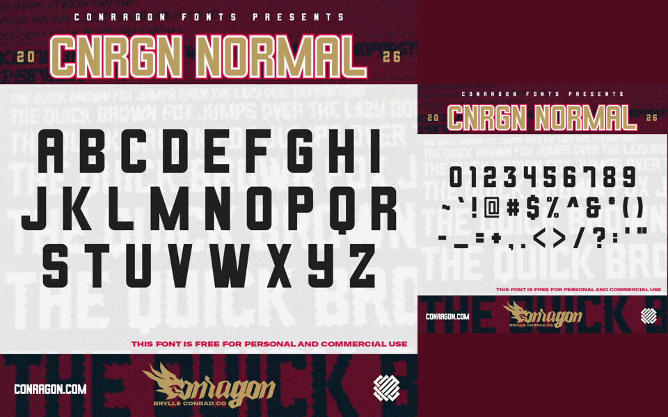 CNRGN Normal Font