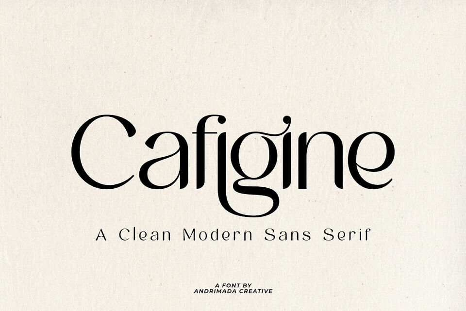 Cafigine Font