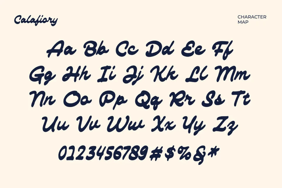 Calafiory Font