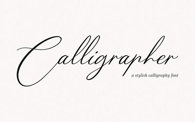 Calligrapher Font