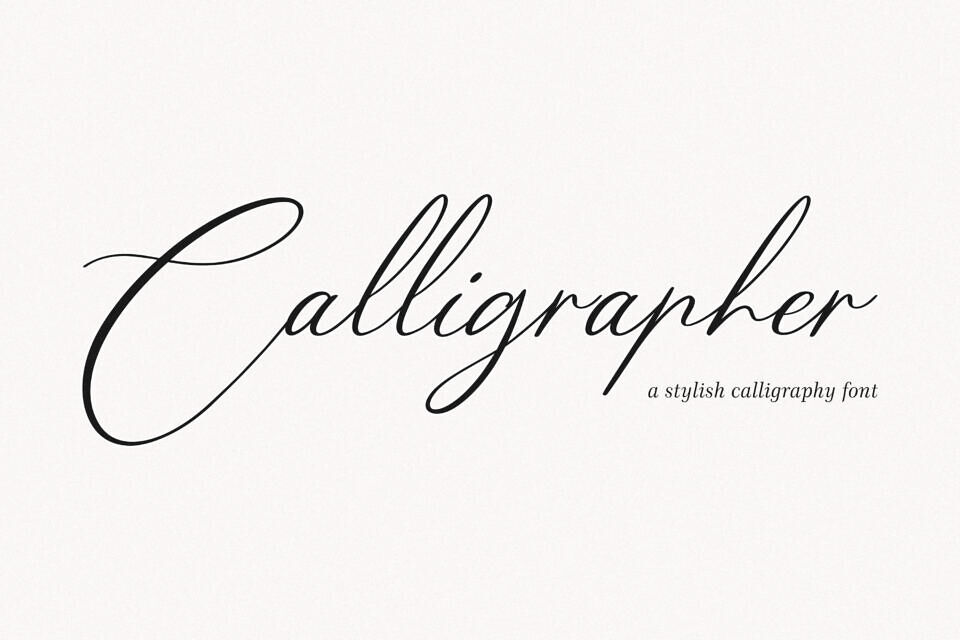 Calligrapher Font