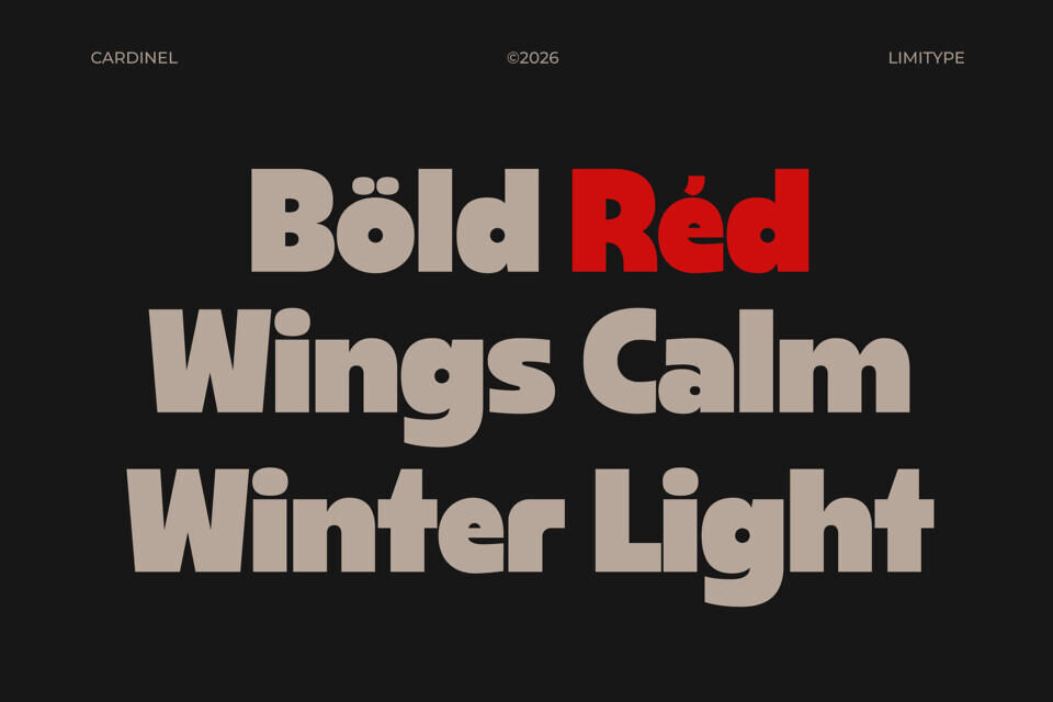 Cardinel Font