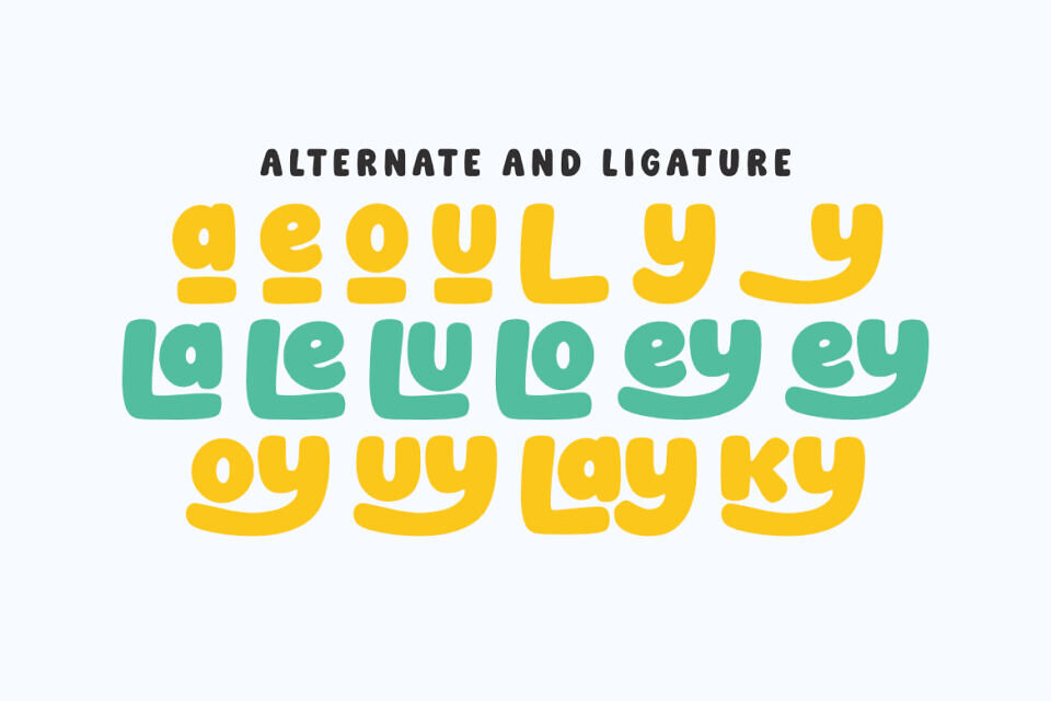 Chunky Playful Font