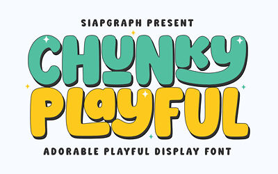 Chunky Playful Font