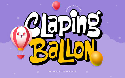 Claping Ballon Font