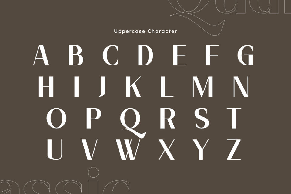 Classic Quality Font