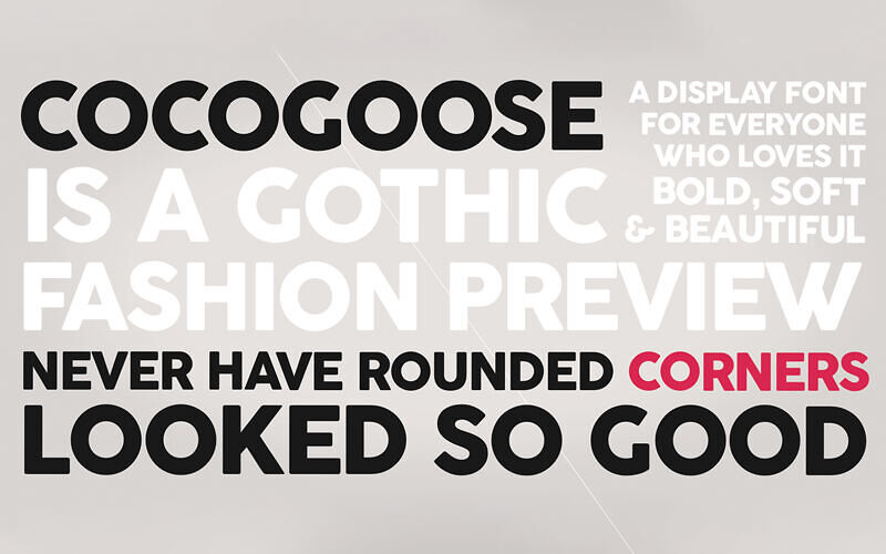 Cocogoose Font Family