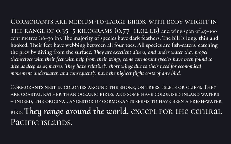 Cormorant Font Family