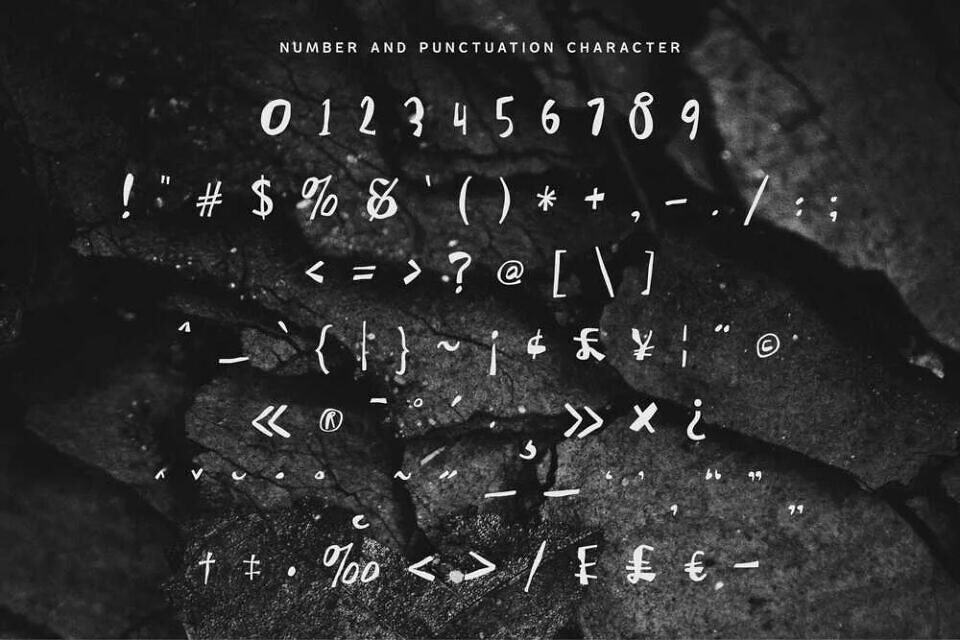 Crude Line Font