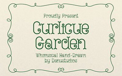 Curlicue Garden Font