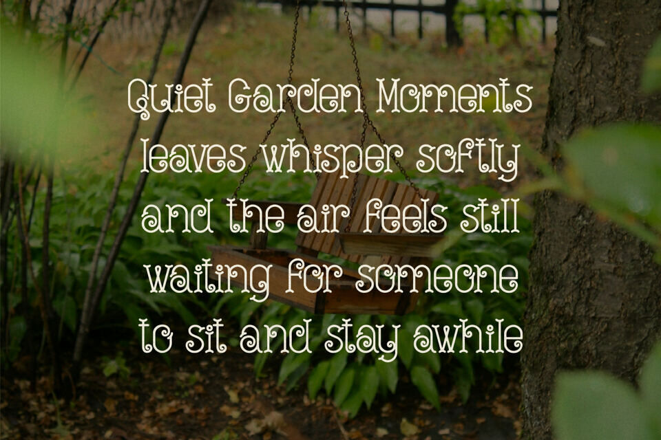 Curlicue Garden Font