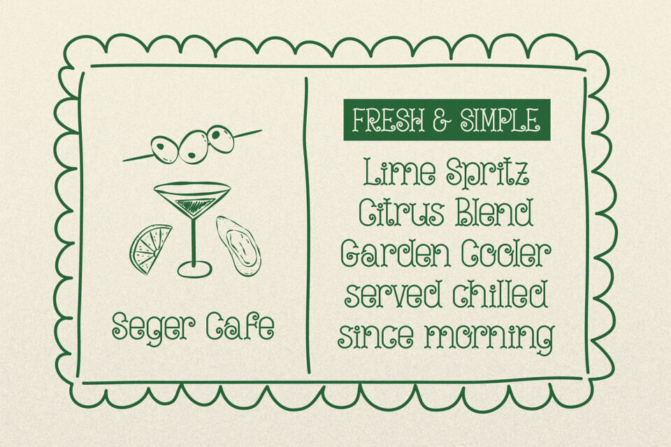 Curlicue Garden Font