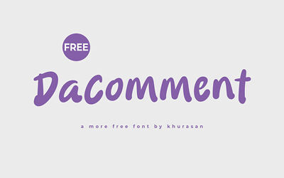 Dacomment Font