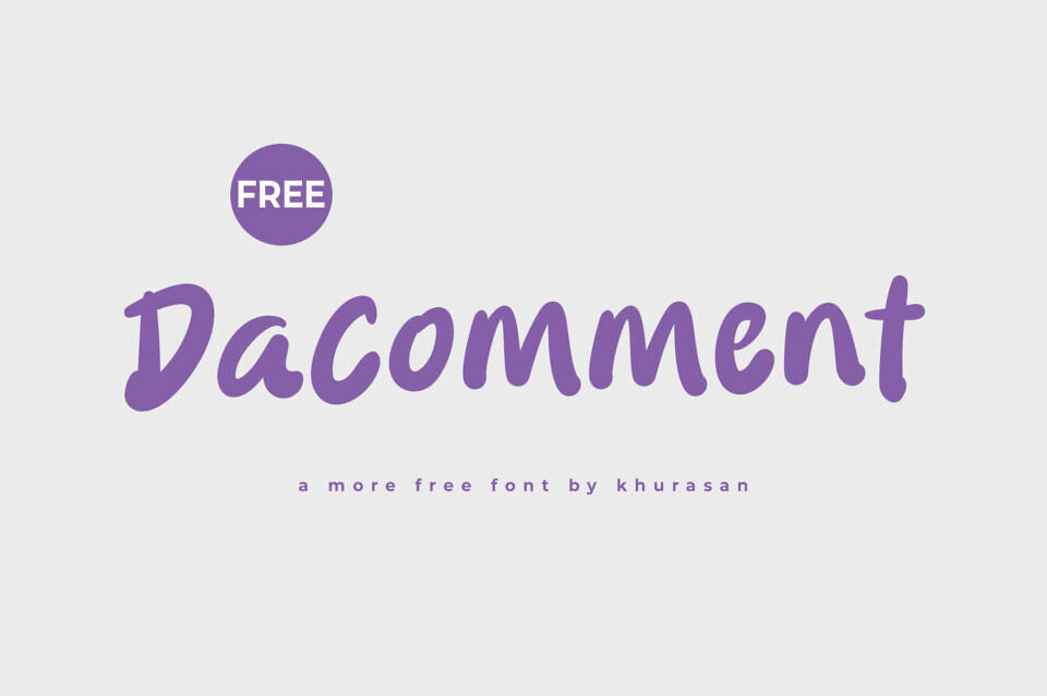 Dacomment Font