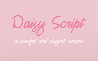 Daisy Script Font