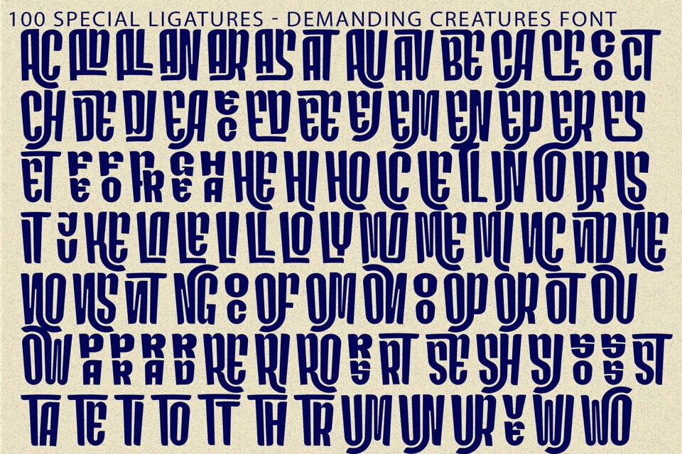 Demanding Creatures Font