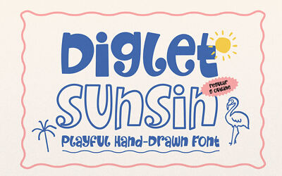 Diglet Sunsin Font