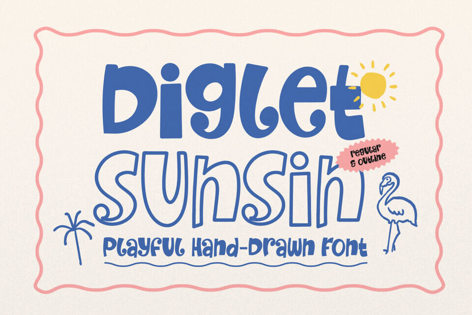 Diglet Sunsin Font