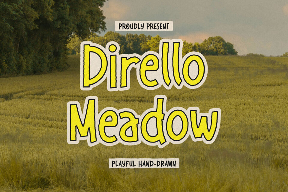 Dirello Meadow Font