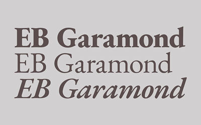EB Garamond Font Family