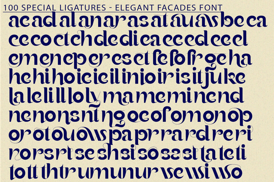 Elegant Facades Font