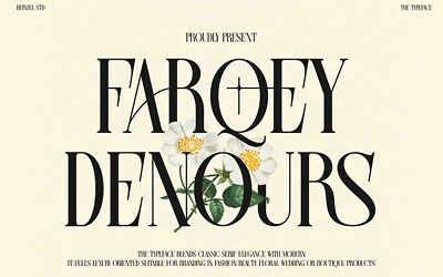 Farqey Denours Font