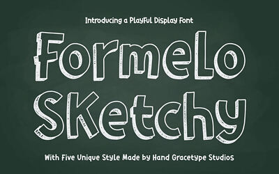 Formelo Sketchy Font