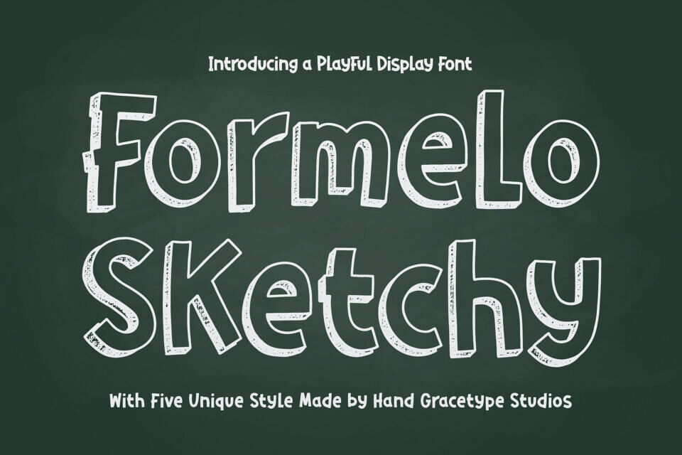 Formelo Sketchy Font