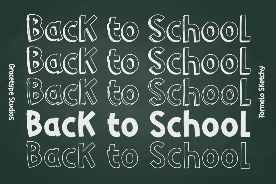 Formelo Sketchy Font