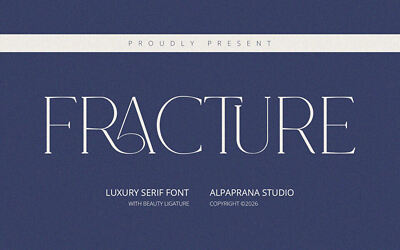 Fracture Font