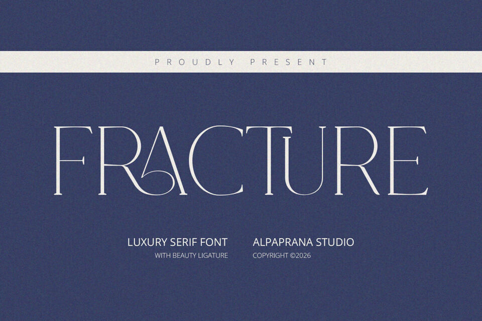 Fracture Font