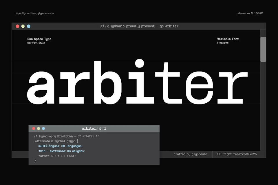 GC Arbiter Font Family