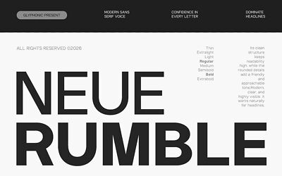 GC Neue Rumble Font Family