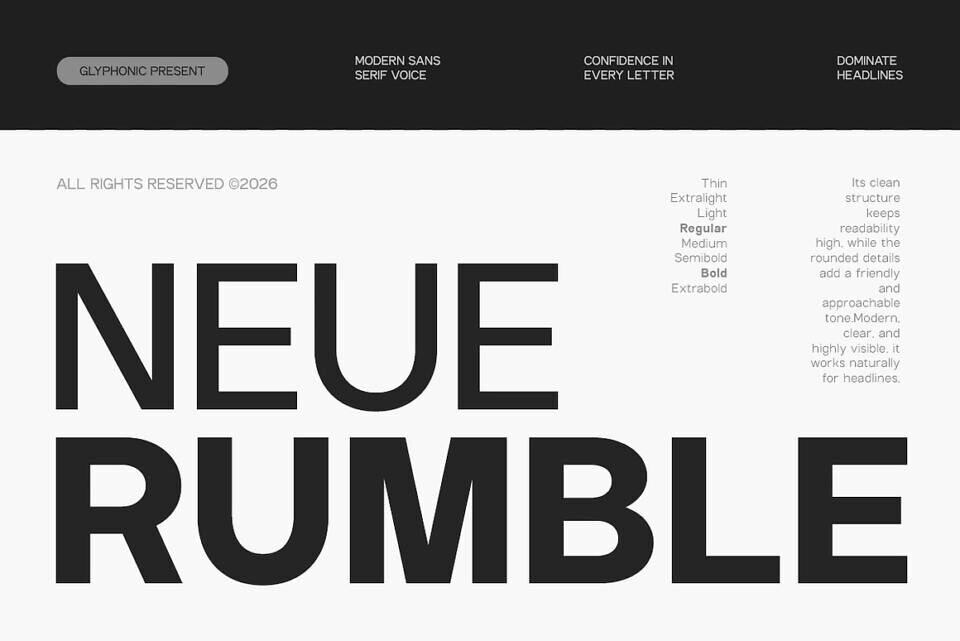 GC Neue Rumble Font