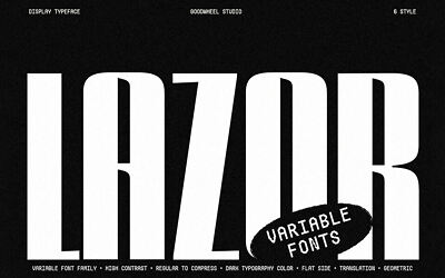 GW Lazor Font Family