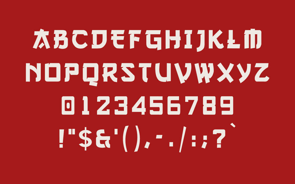 Gang of Three Font
