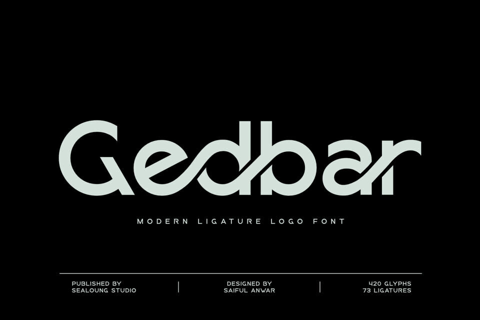 Gedbar Font