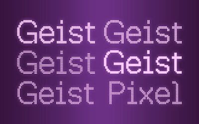 Geist Pixel Font Family