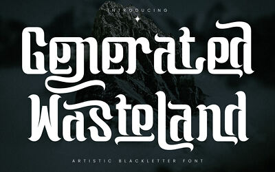 Generated Wasteland Font