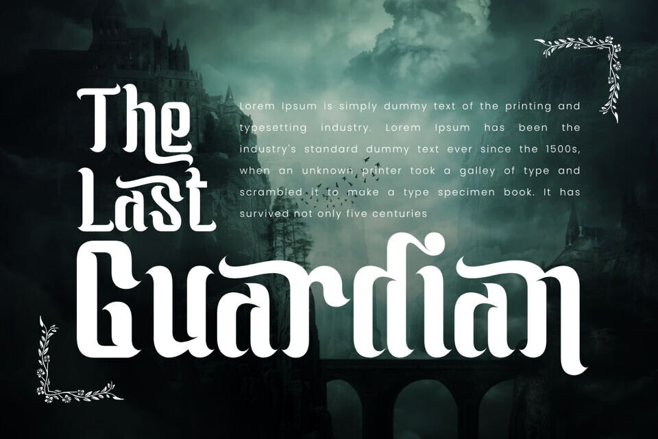 Generated Wasteland Font