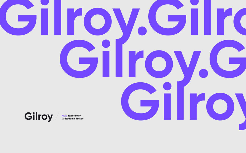 Gilroy Font Family