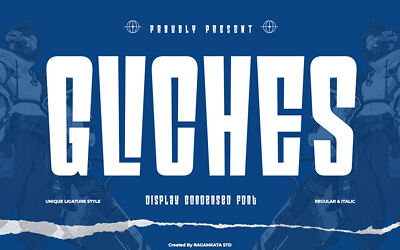 Gliches Font