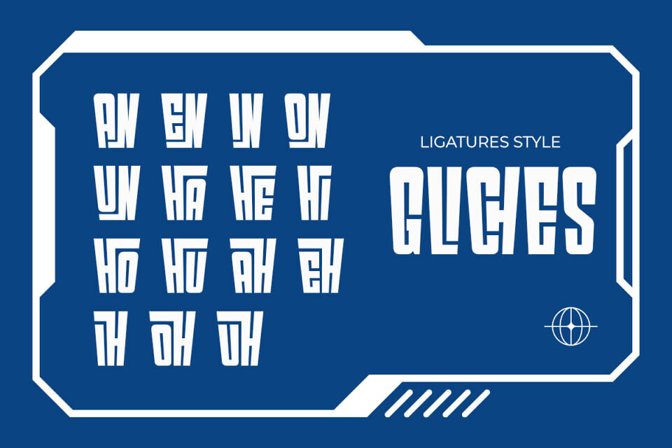 Gliches Font