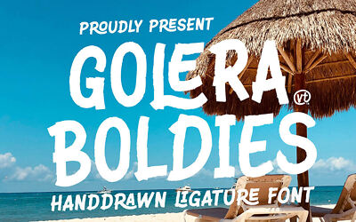 Golera Boldies Font