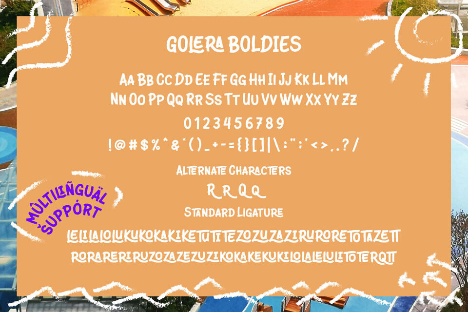 Golera Boldies Font