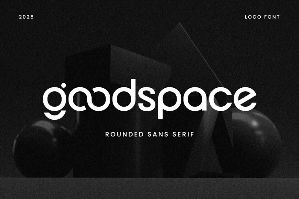 Goodspace Rounded Trendy Futuristic Font