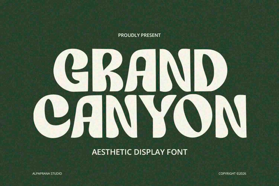 Grand Canyon Font