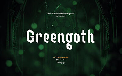 Greengoth Font