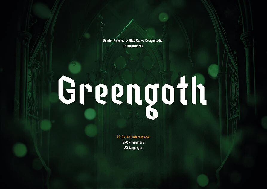 Greengoth Font