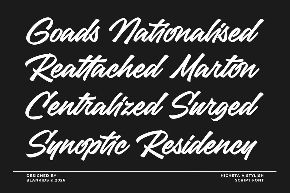 Hicheta Font